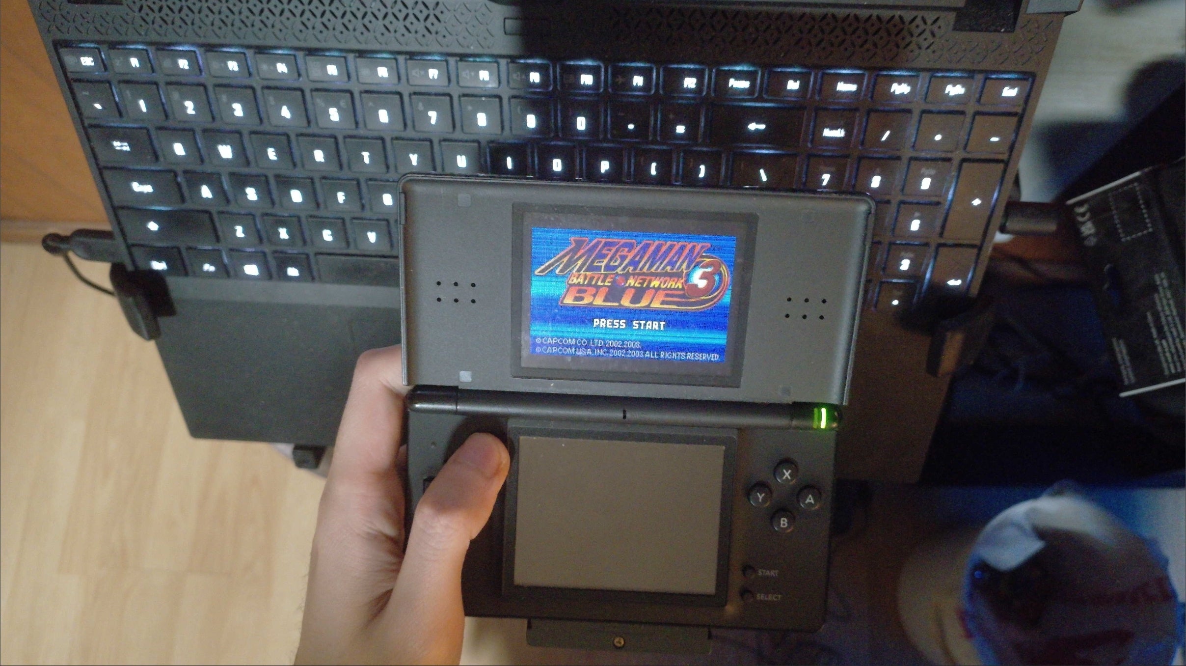 Mega Man Battle Network 3 Blue (Nintendo Game Boy Advance GBA, 2003)