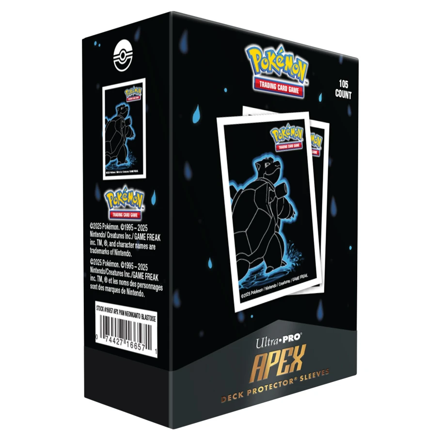 Pokémon Neon Kanto Blastoise Deck Protector
